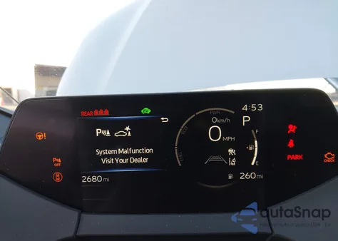2025 Toyota Prius Xle z USA, uszkodzony, nr VIN JTDACAAUXS3060579